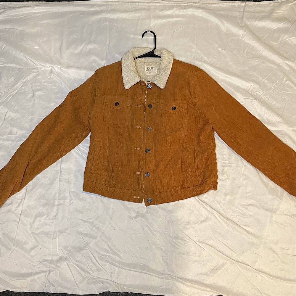 Teen Corduroy Jacket With Sherpa Lining Ashley Outerwear